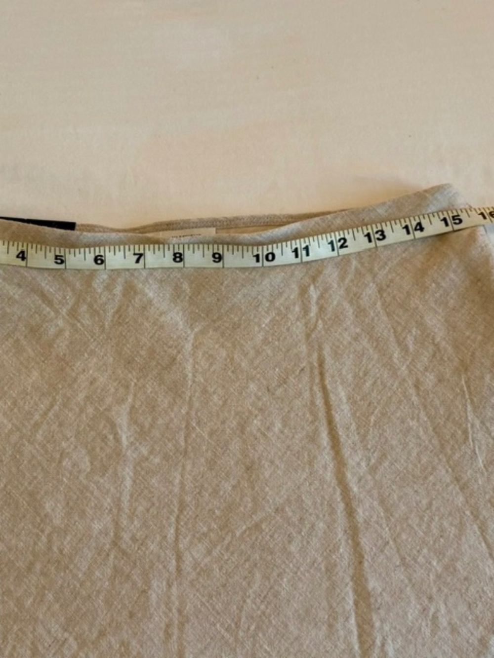 NWT Banana Republic Linen Blend Midi Skirt in Flax Size M - Picture 8 of 11